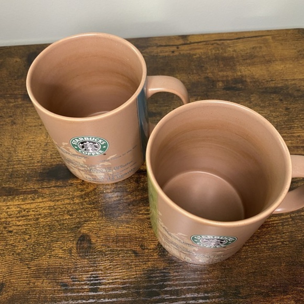 2006 Starbucks Coffee Mug 'Coffee-Land Origin' Africa 18‎ Oz Brown RETIRED - Picture 6 of 7